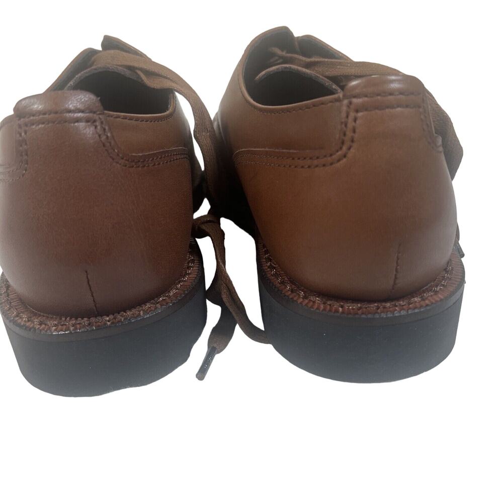 Coach Brown Wing Derby Dress Shoes Size 7d - Picture 6 of 8